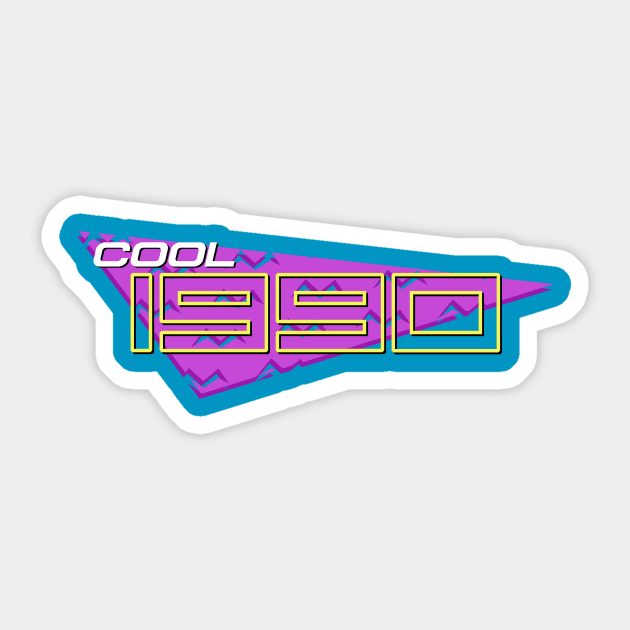 Cool 1990 Sticker by Midgetcorrupter